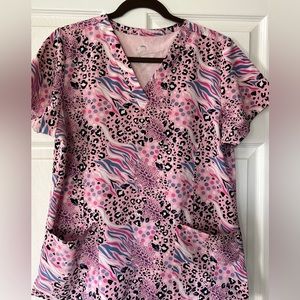 Prints by Maevn Scrub Top